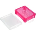 thumbnail image 5 of Pink Stacking Crayon Box by Simply Tidy - Plastic Storage Containers for School Supplies, Sewing and Crafts - Bulk 36 Pack, 5 of 10