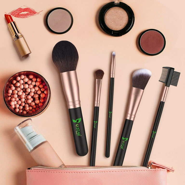 Rose Gold Oval Makeup Brushes Set Flawless Application Liquid Cream Powder  Foundation Make Up Brush Blending Cosmetics - AliExpress