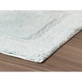 iDesign Spa Plush Cotton Bath Rug, Spa Blue