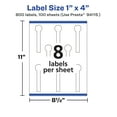 thumbnail image 6 of Avery Removable Lollipop Labels, 1" x 4", 800ct, 6 of 10