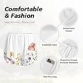 thumbnail image 4 of Balery Watercolor Floral Pantalones cortos deportivos para mujer con forro y dos bolsillos, elásticos, para entrenamiento, gimnasio, yoga-X-Large, 4 of 7