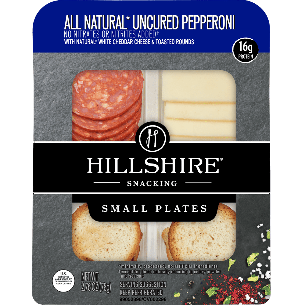 Hillshire Snacking All Natural Uncured Pepperoni with Natural White