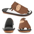 thumbnail image 4 of IAUYY Memory Foam House Slippers Suitable for Both Men and Women. Comfortable, Anti-Slip Plush Flat-Bottomed Slippers The Best Holiday Gift Standing with A Smile, 4 of 9