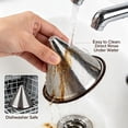 thumbnail image 5 of Reusable Stainless Steel Pour Over Coffee Filter Compatible with  6/8/10 Cup,  V60 &  Coffee Makers, Double Layer Cone Dripper, Paperless Coffee Brewing Filter, 5 of 6