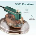 thumbnail image 2 of Ailsion Steam Iron, 2-in-1 Professional Handheld Steamer Iron for Clothes 180° Rotatable Portable Travel Steamers for Clothes Rapid 30s Heating Efficient Wrinkle Remover (White), 2 of 7