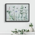 thumbnail image 2 of PixonSign Framed Wall Art Print Vase Flowers on Wood Texture Botanical Wilderness Illustrations Modern Art Farmhouse/Country Relax/Calm Green Cool for Living Room, Bedroom, Office - 12"x16" BLACK, 2 of 6