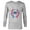 Athletic Heather, variant on Marvel Spider-Man Into the Spider-Verse Rainbow Icon - Long Sleeve T-Shirt for Men - Customized-White