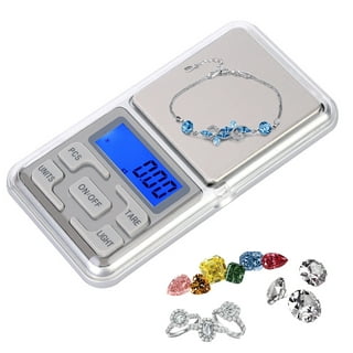 WOWOHE Miniature Food Scale Travel Scale Digital Pocket Scales Gram Kitchen  Mini Portable Lab Jewelry Coffee Scale Capacity 500g with USB Cable