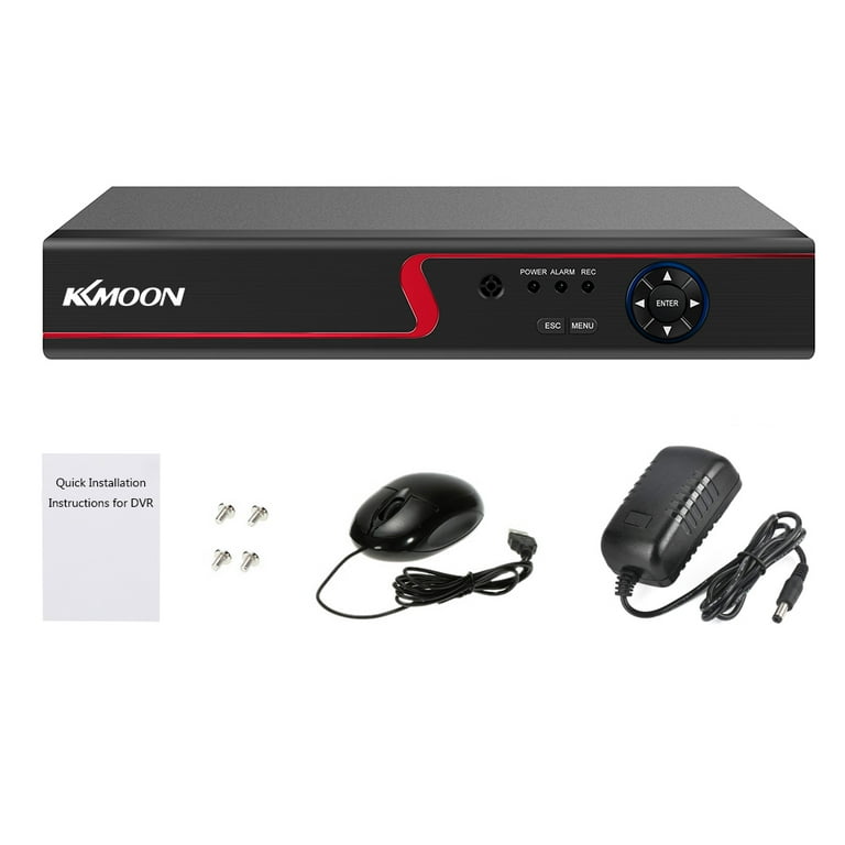 KKmoon 8CH 1080P 5 in 1 DVR CCTV Digital Video Recorder DVR P2P Remote Phone Monitoring Security Surveillance System Kit Camera