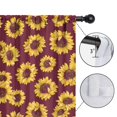 thumbnail image 4 of Blackout Kids Curtains,Red Sunflower Childrens Insulated Curtains Set Of 2,Bedroom Essentials,Toddler Room Decor 42x54in(106x137cm), 4 of 4