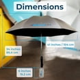 thumbnail image 2 of Breeze Life Dual Layered Uv Protection Sun Umbrella, Silver, 2 of 9