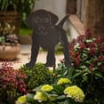 thumbnail image 4 of Escultura de Jardín Perfecl de Perro de Metal Decorativa 30x47 cm, 4 of 8