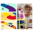 thumbnail image 5 of PicassoTiles Race Track Magnetic Tiles for Kids with 2 Racing Cars – 100PCS STEM Construction Building Blocks Educational Toy Set, 5 of 8