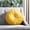 Mustard, variant on SAFAVIEH Leila 18" x 18" Round Tufted Plush Pillow, Grey