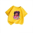 thumbnail image 3 of Tiijoy Girls Graphic Tee Cartoon Figure Print Short Sleeve T-Shirt, Sizes 3-14, 3 of 3