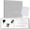 Gray, variant on Wedding Guest Book With Personalized 2026 Year - Linen Photo Guestbook to Sign at Reception Party - Includes Clear Photo Corners Self Adhesive - 100 Pages Blank and Lined Thick Paper Guest Books