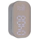 thumbnail image 3 of Reloj despertador Altavoz Bluetooth Altavoz inteligente con reloj con 3 niveles de brillo ajustablesPlata, 3 of 8