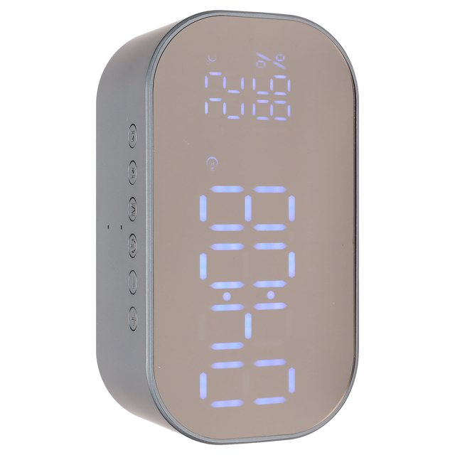 Radio despertador inteligente, reloj despertador con altavoz Bluetooth, reloj despertador con altavoz Bluetooth, estética elegante