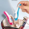 thumbnail image 6 of Manual Toothbrush -Travel Toothbrushes Medium Mini Toothbrush with Toothbrush Cover Camping Toothbrush Interlock Folding Travel Size Toothbrush Adults Travel Toothbrush, Portable Folding Toothbrush, 6 of 6
