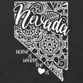 thumbnail image 2 of Home Is Where The Heart Is - Nevada T-Shirt | White Tee Gift, 2 of 5
