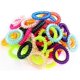 thumbnail image 3 of Xiwstar 8 Piezas Gomas para el Cabello con Lazo con Orejas de Conejo, Gomas para el Cabello con Lazo sólido, Lazos elásticos para el Cabello, Cuerdas, Soporte para Cola de Caballo para Mujeres y niñas, 3 of 5
