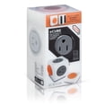 thumbnail image 4 of Multicontacto y Supresor de Picos eCUBE IUSA  control remoto blanco, 4 of 4