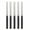 Choco, variant on (Set of 5) Korean Style Reusable 9.5" Chopsticks Set | Dishwasher Safe, Easy to Use | Made in Korea (Choco)