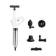 thumbnail image 1 of Toilet Plunger, High Pressure Spray With Real-time Pressure Gauge, Blockage Removal Tool, Stainless Steel Gas Plunger, Bathroom Toilet Plung, 1 of 4