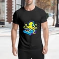 thumbnail image 4 of Black T Shirts for Men, Mens Graphic Tees, M5715014,L, 4 of 8
