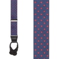 thumbnail image 2 of SuspenderStore Stripes, Dots, And Checked Suspenders - 1.5-Inch Wide Elastic - Button - 3 Sizes, 2 of 4