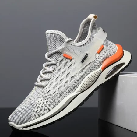 

Men‘s Air Cushion Shoes Breathable Soft Mesh Sneakers For Outdoor Running