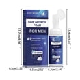 thumbnail image 4 of Xihbxyly Espuma Capilar para Hombre, Fórmula Espesante con Aceite de Ricino, Tratamiento Hidratante para Cabello Seco, Solución para Controlar El Frizz, Cuidado Capilar Diario, Ideal para Todo Tipo d, 4 of 7