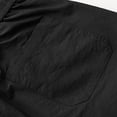 thumbnail image 7 of HOOMEUMY Men's Shorts Summer Solid Color Comfy Lightweight Elastic Waist Baseball Basketball Short Pants with Pockets Black S, 7 of 7