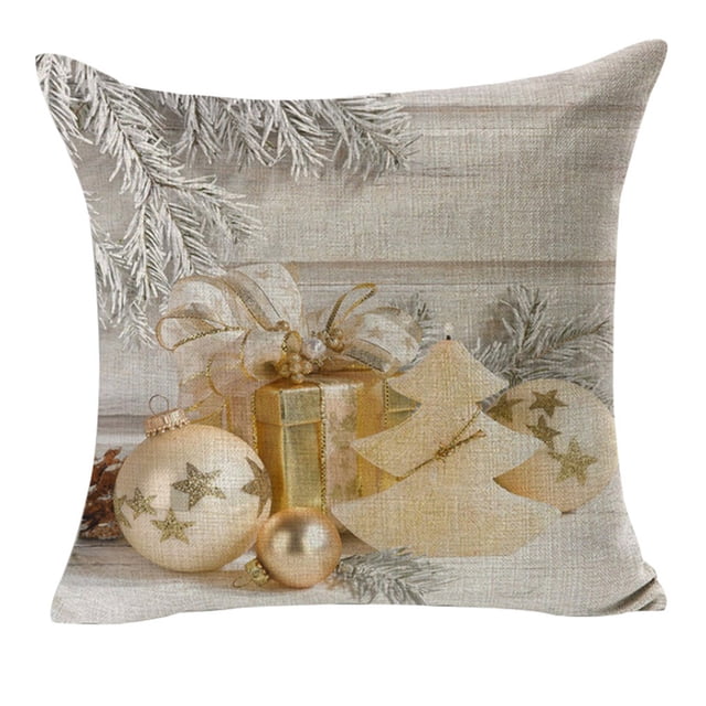 Billuyoard Funda de cojín de Navidad, decoración navideña para el hogar, sofá decorativo, funda de almohada, asiento, coche, decoración del hogar, Decoración del hogar YMD116-2 Billuyoard HA001499-02