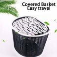 thumbnail image 3 of Maoww PVC Riding Storage Basket For Bikes Easy Assembly Large Capacity Easy To Install B-ike Basket Adult black, 3 of 6