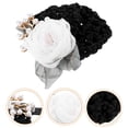 thumbnail image 4 of 2 Pcs Couvre-Chignons pour Femmes Pinces à Chignons Fleurs Filets pour Hôtesses Personnel de Banques, 4 of 9