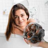 Dongrere Flower-Shaped Loofah Exfoliating Bath Sponge Body Scrubbers for Adult