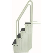 Confer Plastics Swimming Pool Steps Deck Mount Bracket, White