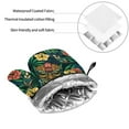 thumbnail image 6 of Balery Tropical Tribe Mask Pattern Oven Mitts and Pot Holders 4 pcs Set, Kitchen Oven Glove High Heat Resistant 500℉ Oven Mitts with Non-Slip Silicone Surface, 6 of 6