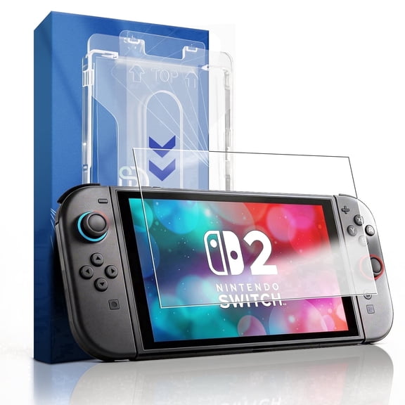 Protescreen Anti Glare Tempered Glass Screen Protector 8" for Nintendo Switch 2(2025), Anti-Reflective, 9H Hardness, Scratch Resistant, Easy to Install, Bubble Free