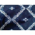 thumbnail image 3 of oneOone Cotton Poplin Navy Blue Fabric Geometric Shibori Sewing Material Print Fabric By The Yard 56 Inch Wide, 3 of 4
