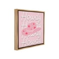 thumbnail image 4 of Stupell Industries Soft Pink Howdy Pattern Beauty & Fashion Painting Brown Floater Framed Canvas Art Print Wall Art, 18 x 18, 4 of 10