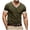 Green, variant on Krdevn Men's Short Sleeved V Neck Solid Color Stitching Pocket T Shirt Top,L