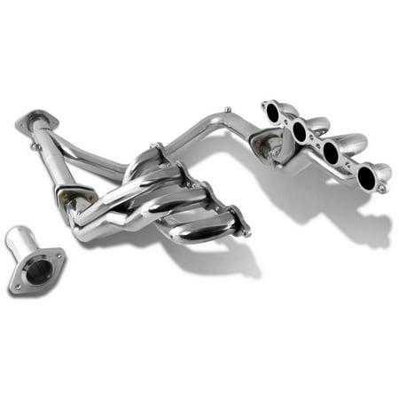 For 2006 to 2013 Chevy / GMC GMT900 4.8 -6.0 Stainless Steel 8 -2 -1 Long Tube Header / Exhaust Manifold+Y -Pipe 07 08 09 10 11