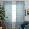 MoDRN Neo Luxury Geo Print Curtain Panel Pair