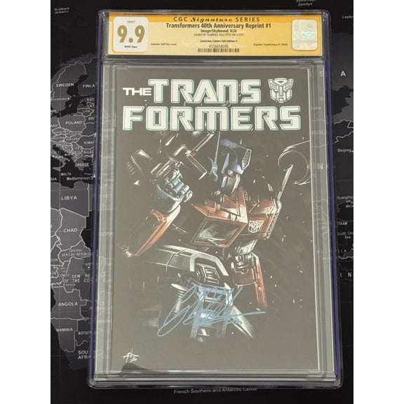 Transformers 40th Anniversary Reprint #1 - CGC 9.9 Comic Book