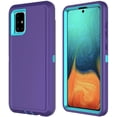thumbnail image 1 of HSHDLDF Samsung Galaxy A71 4G Case, Samsung Galaxy A71 4G Case Soft TPU Hard PC Heavy Duty Shockproof 3 Layer Cover for Samsung Galaxy A71 4G (Dark Purple), 1 of 5