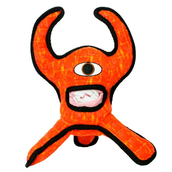 Tuffy Alien Red Durable Plush Dog Toy