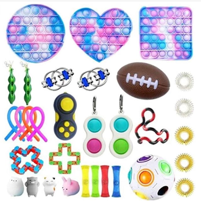 Juguete sensorial Push Bubble Fidget para aliviar el estrés del autismo