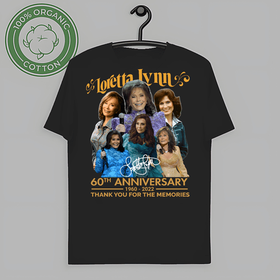 RARE Limited Loretta Lynn Singer Songwriter Country Music Gold T Shirt Size S to 2XL-TH61165